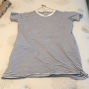 Striped T-shirt dress
